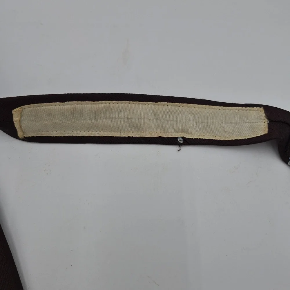 Vintage Briar Pride of England Puckett's Brown Silk Biplane Aviation Tie 4